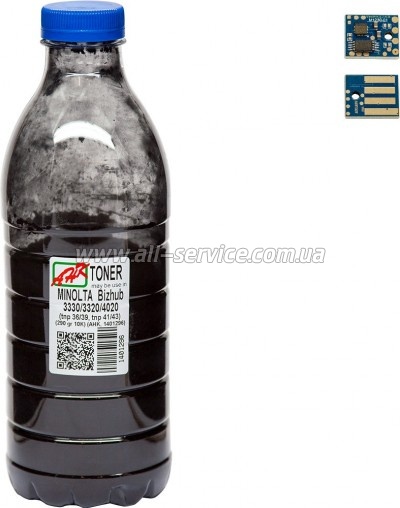 Тонер + чип АНК Konica Minolta Bizhub 3320/ TNP41/ TNP43 бутль 290г (1401298) Тонер + чип АНК Konica Minolta Bizhub 3320/ TNP41/ TNP43 бутль 290г (1401298)