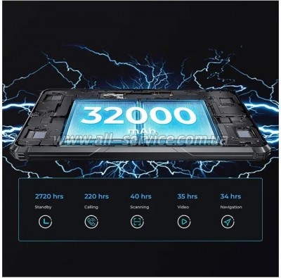  OUKITEL RT7 10.1" 4G TITAN 8/256GB LTE Black-Blue (6931940736282)