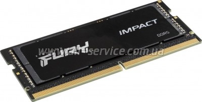     SoDIMM DDR5 16GB 6000 MHz Impact XMP Kingston Fury (ex.HyperX) (KF560S38IB-16)