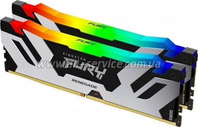     DDR5 64GB (2x32GB) 6400 MHz Renegade RGB XMP Kingston Fury (ex.HyperX) (KF564C32RSAK2-64)