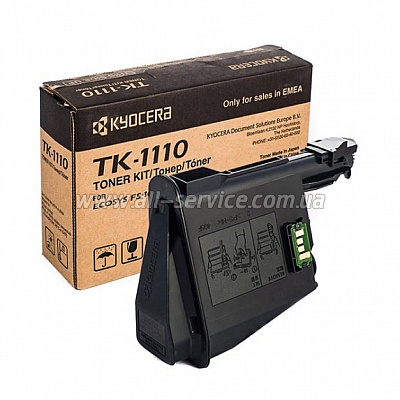 Тонер-картридж TK-1110 Kyocera TK-1110 для FS-1020/ 1040/ 1120/ 1T02M50NX1 (1T02M50NXV)