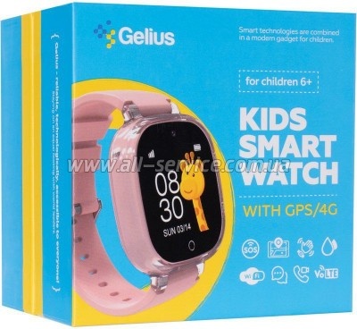 �����-���� Gelius Pro GP-PK009 Summer GPS/4G/ESIM Pink (2099901012463)