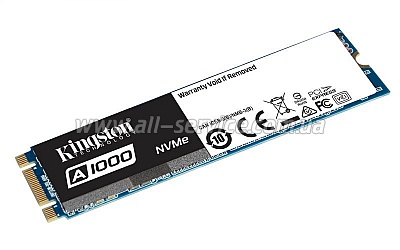 SSD  240GB Kingston A1000 M.2 NVMe PCle 3.0 2x 2280 (SA1000M8/240G)