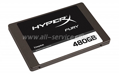 SSD  2.5" HyperX Fury 480GB SATA (SHFS37A/480G)