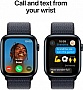 - Apple Watch SE 2024 GPS 44mm Midnight Aluminium Case with Ink Sport Loop (MXEP3QH/A)