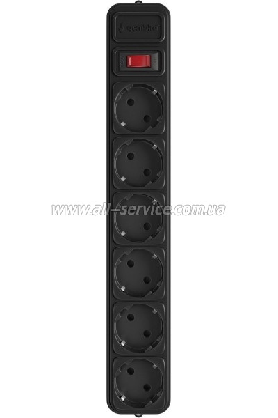������� ������ Gembird 3� 6 ������� Black (SPG6-G-10B)