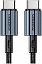 ���� ������ USB-C to USB-C 1.2m 60W braided black Choetech (XCC-1014)