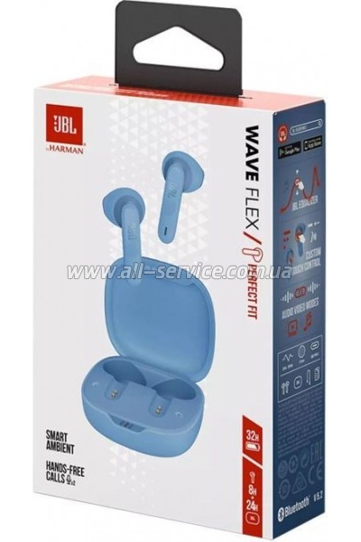  JBL Wave Flex TWS Blue (JBLWFLEXBLU)