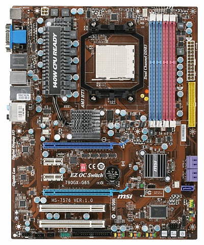   MSI 790GX-G65 w/DVI/HDMI/eSATA/DDR3