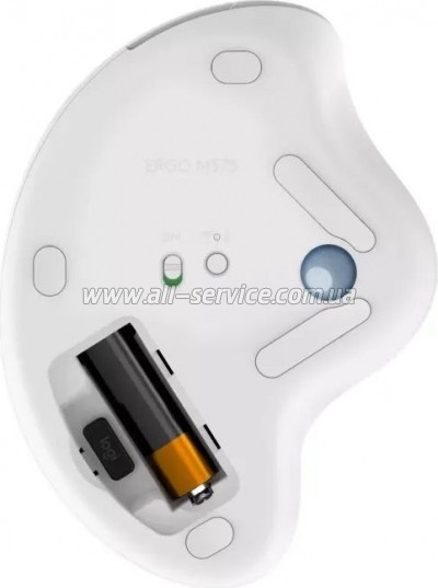  Logitech Ergo M575 for Business Wireless Trackball Off-White (910-006438)