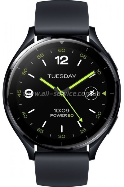 - Xiaomi Watch 2 Black Case With Black TPU Strap (BHR8035GL) (1025028)