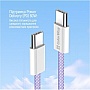 ���� ������ ColorWay USB-C to USB-C 1.0m 60W 3.0� purple (CW-CBPDCC061-PU)