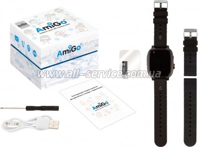 �����-���� Amigo GO005 4G WIFI Kids waterproof Thermometer Black (747016)