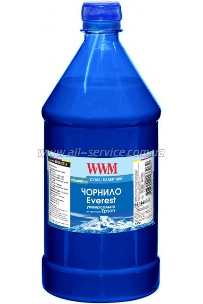 Чернила WWM EVEREST для Epson 1000г Cyan Пигментные (EP02/CP-4) Чернила WWM EVEREST для Epson 1000г Cyan Пигментные (EP02/CP-4)
