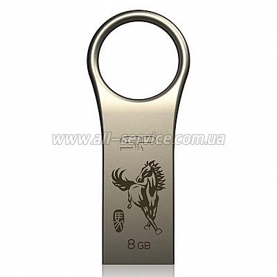 ������ Silicon Power 32GB Firma F80 Metal Silver (SP032GBUF2F80V1S)