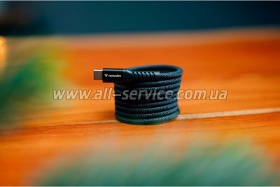 ���� ������ USB-C to USB-C 1.2m Magnetic 100W black Verbatim (31863)