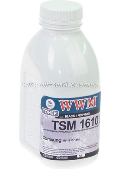 Тонер WWM Samsung ML-1610/ 1710/ 2250 бутль 50г (TB120-2) Тонер WWM Samsung ML-1610/ 1710/ 2250 бутль 50г (TB120-2)