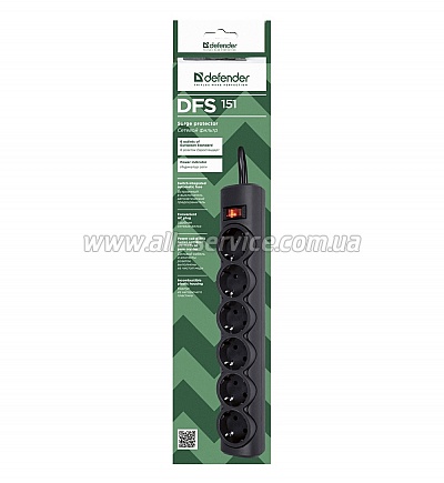   DEFENDER DFS 151 1.8m 6  black (99494)