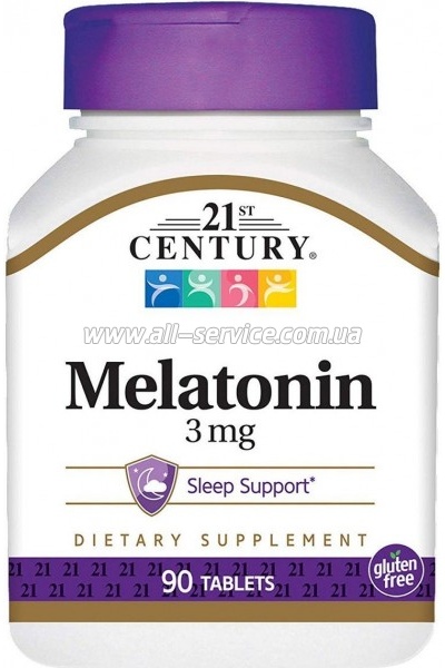  21st Century , 3 , Melatonin, 90  (CEN-21240)