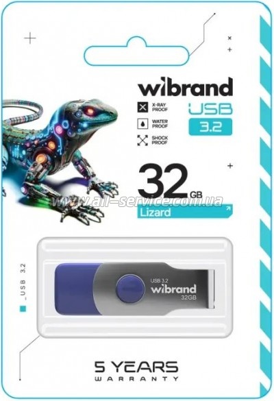  Wibrand 32GB Lizard Light Blue USB 3.2 Gen 1 (USB 3.0) (WI3.2/LI32P9LU)