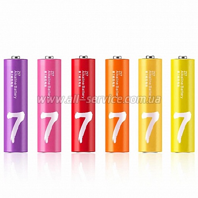  Xiaomi ZMI ZI7 Rainbow AAA batteries 24. (30403)