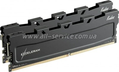     DDR5 64GB (2x32GB) 6400 MHz Black Kudos eXceleram (EK50640643239CD)