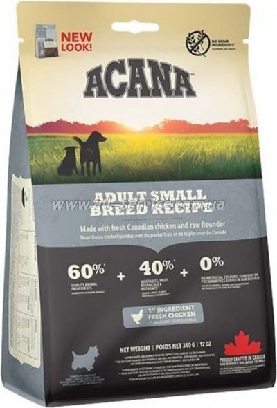     ACANA Adult Small Breed Recipe 340  (0064992523350)