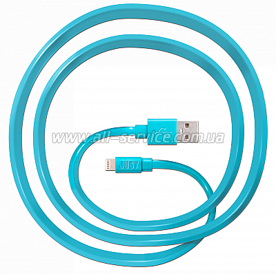 Кабель JUST Freedom Lightning USB (MFI) Cable Blue (LGTNG-FRDM-BL) Кабель JUST Freedom Lightning USB (MFI) Cable Blue (LGTNG-FRDM-BL)