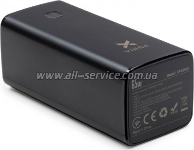   Vinga 20000 mAh 65W QC+PD (VPB2065)