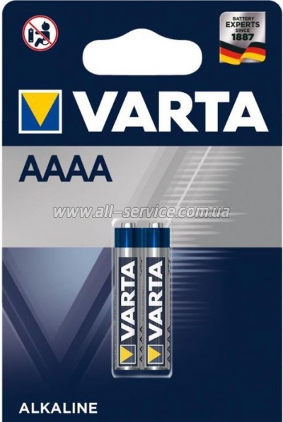  Varta AAAA LR61 Alcaline * 2 (04061101402)