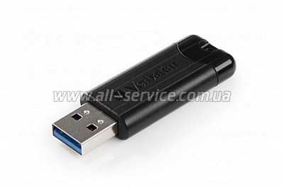  16GB VERBATIM USB 3.0 STORE'N'GO PINSTRIPE BLACK (49316)