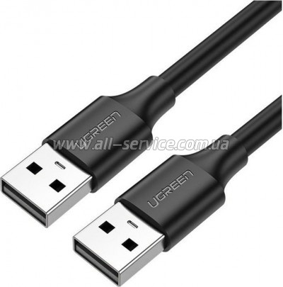 ���� ������ USB 2.0 AM/AM 2.0m US102 black Ugreen (10311)