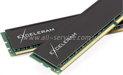 ������ ������ ��� ���������� DDR3 16GB (2x8GB) 1600 MHz Black Sark eXceleram (E30207A)