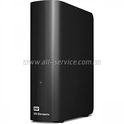  6TB WESTERN DIGITAL Elements Desktop USB 3.0 Black (WDBWLG0060HBK-EESN)
