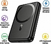 Батарея универсальная HOCO 10000mAh Grace PD 20W Magnetic Black (J141 / 714984) Батарея универсальная HOCO 10000mAh Grace PD 20W Magnetic Black (J141 / 714984)