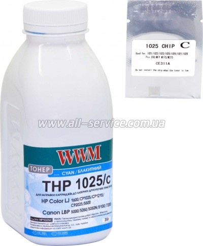  +  WWM HP CLJ CP1025/ M175/ M275 Cyan 40/  (TC1025C)