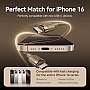 ���� ������ USB-C to USB-C 1.0m 3A aluminum gold Vention (TRDJF)