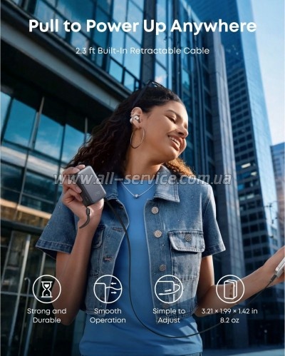 ������� ������������� Anker 10000mAh Nano PD 45W Black (A1638H11)