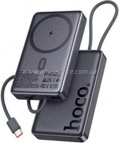 ������� ������������� HOCO 10000mAh Origen Dual PD 20W Magnetic Gray (Q44 / 714983)