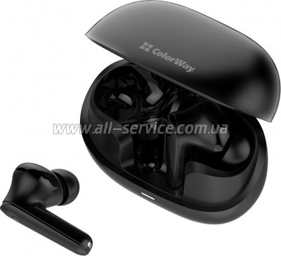 �������� ColorWay Slim TWS-1 Earbuds Long Life Black (CW-TWS1BK1)