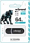  Wibrand 64GB Panther Black USB 2.0 (WI2.0/PA64P2B)