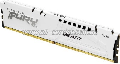     DDR5 16GB 5600 MHz FURY Beast White Kingston Fury (ex.HyperX) (KF556C36BWE-16)