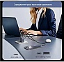 �������� ������� Vention 1xUSB-C PD70W + 1xUSB QC3.0 22.5W GaN + cable USB-C to USB-C 1.0m 5A gray (TZ-FCGH0-EU)