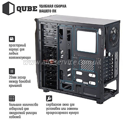  QUBE QB767 Black (QB767_WBNU3)