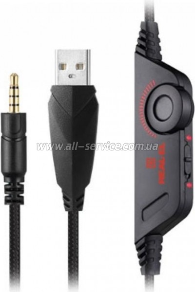  REAL-EL GDX-7650 Black-Red