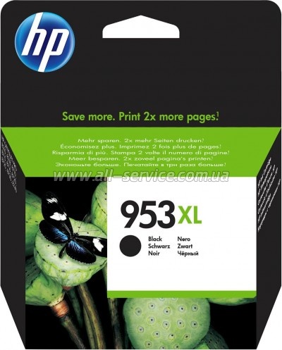  HP 953XL Officejet Pro 8210/ 8710/ 8720/ 8725/ 8730 Black (L0S70AE)