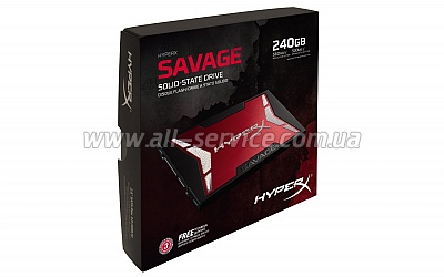 SSD ���������� 2.5" Kingston HyperX Savage 240 GB SATA 7mm (SHSS37A/240G)