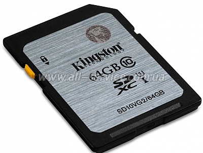   64GB Kingston SDHC Class 10 UHS-I (SD10VG2/64GB)