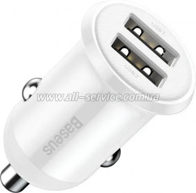 �������� ������� Baseus 2xUSB 24W Grain Pro (CCALLP-02)