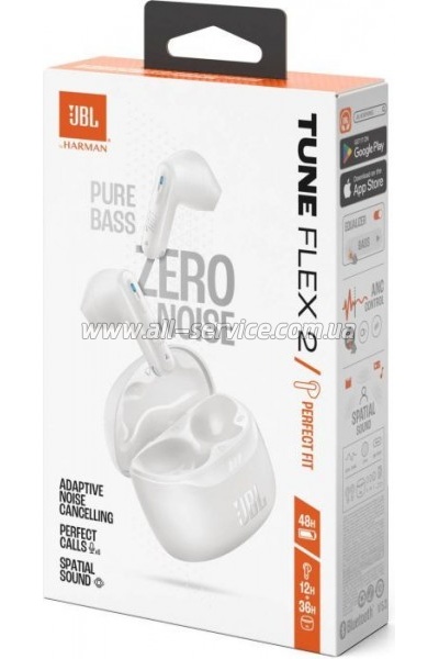  JBL Tune Flex 2 White (JBLTFLEX2WHT)